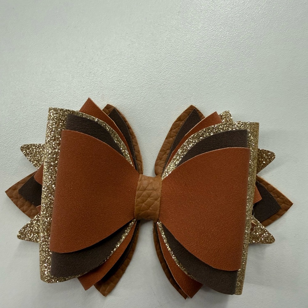 Fall themed Stanley topper or keychain Bow